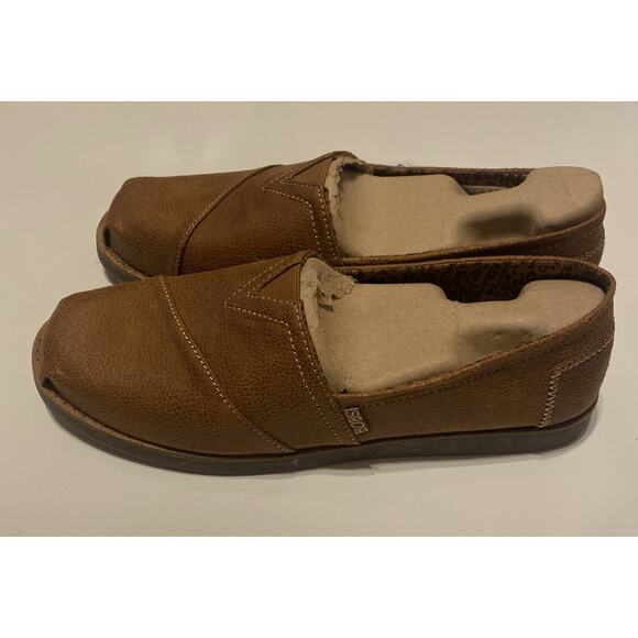 Skechers Bobs Memory Foam Brown Women 10 Slip On Comfort Shoes - Picture 4 of 7